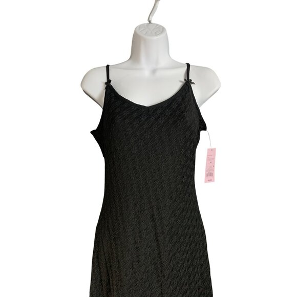 Wild Fable Womens Black Sleeveless Lace Midi Slip Dress Size XS - Picture 7 of 13